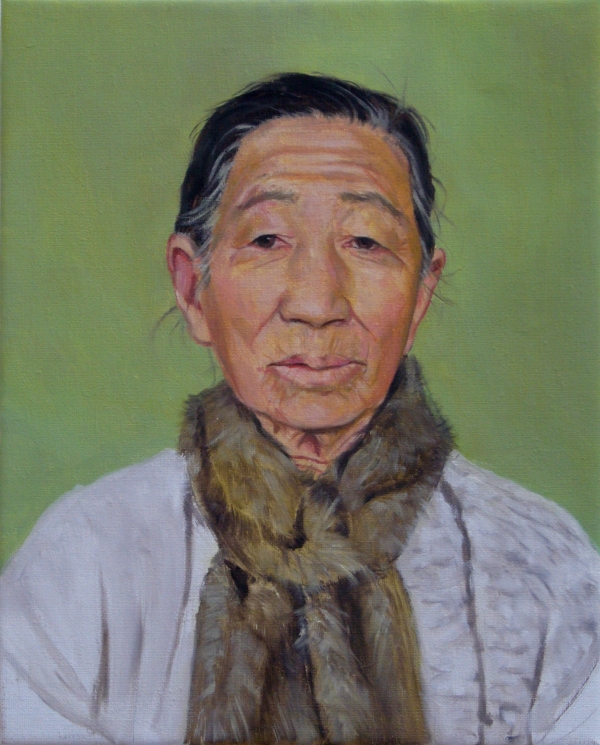 Halmoni, Oil, 24 x 30 cm
