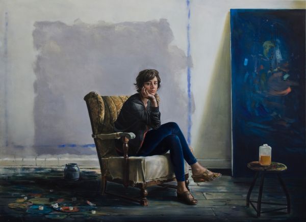 Jasmin, Oil, 250 x 170 cm