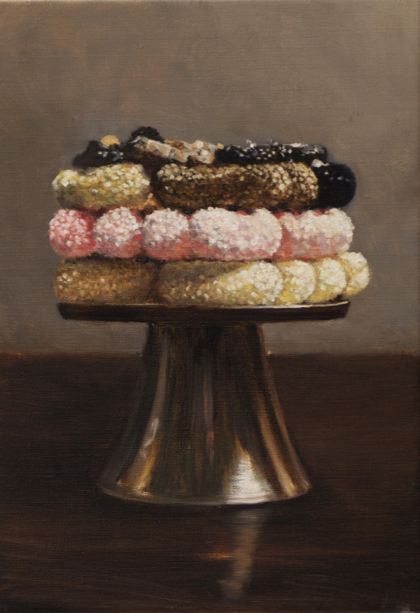 Biscuits, Oil, 35 x 45 cm