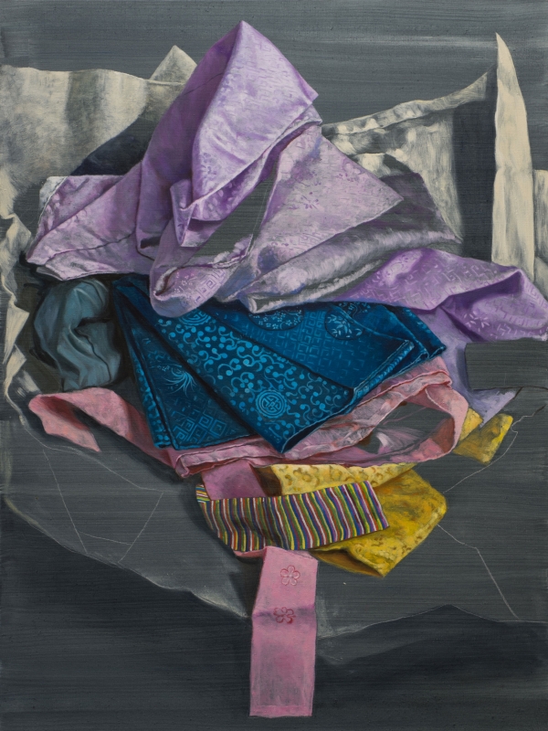 Wrapped, Oil, 105 x 140 cm