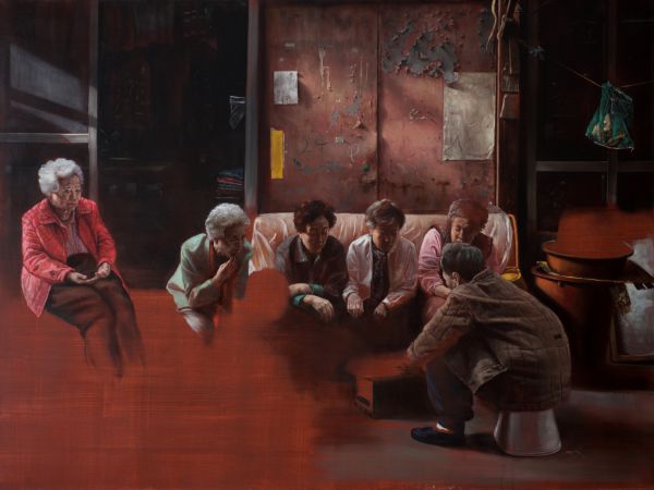 The Women from Uamdo, Oil, 230 x 170 cm